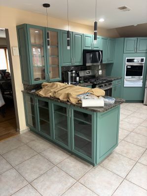 Cabinet Painting in Long Island, NY (2)