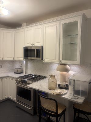Cabinet Painting in Manhattan, NY (1)