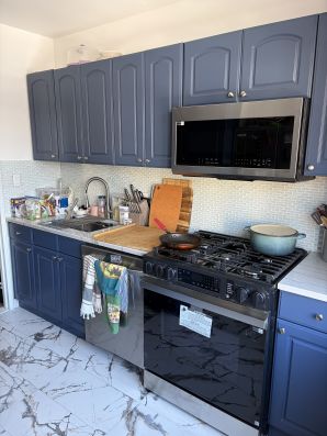 Cabinet Painting in Manhattan, NY (2)