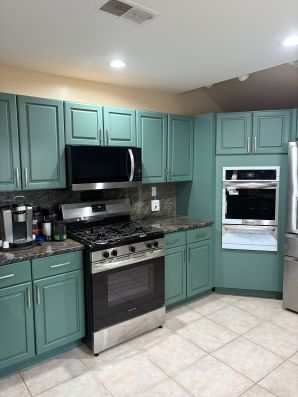Cabinet Painting in Long Island, NY (1)
