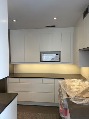Kitchen Cabinet Painting in Manhattan, NY (1)