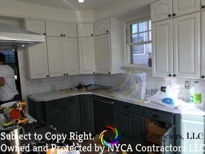 Cabinet Re-finish/Painting in Melville, NY (2)