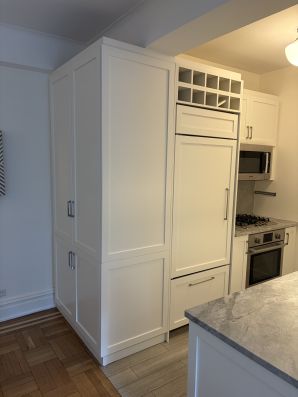 Cabinet Painting in Manhattan, NY (2)